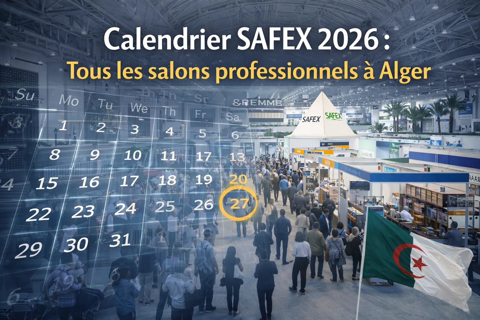 Calendrier SAFEX 2026 : Tous les salons professionnels à Alger