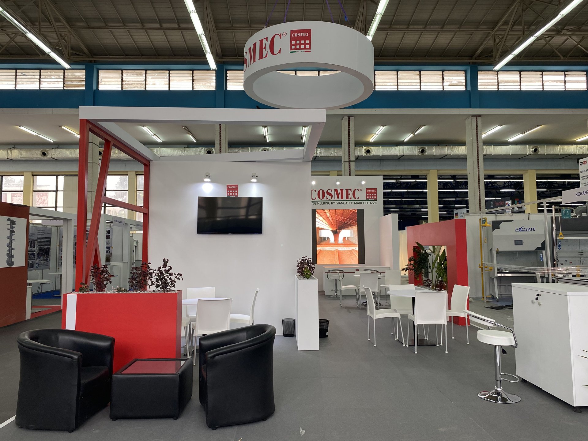 Stand Cosmec Italie à Batimatec
