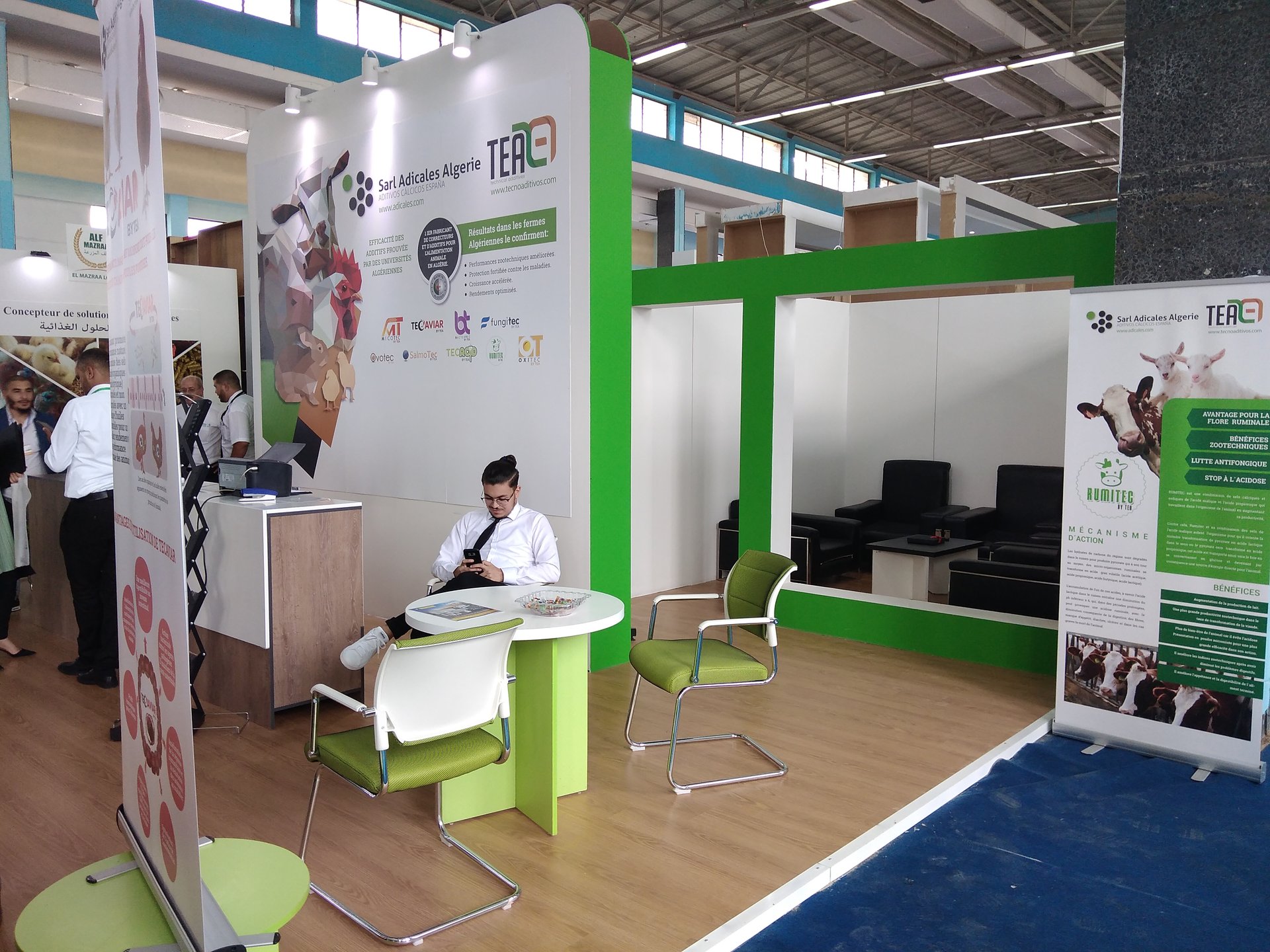 Stand entreprise ADICALES au SIPSA