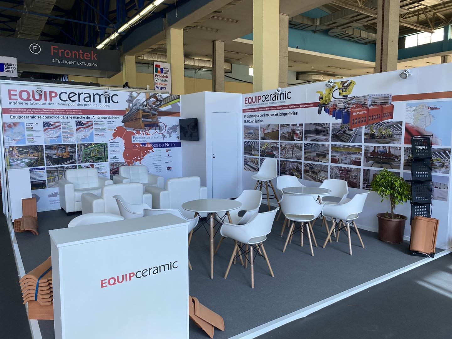 Stand entreprise EquipCeramic à Batimatec