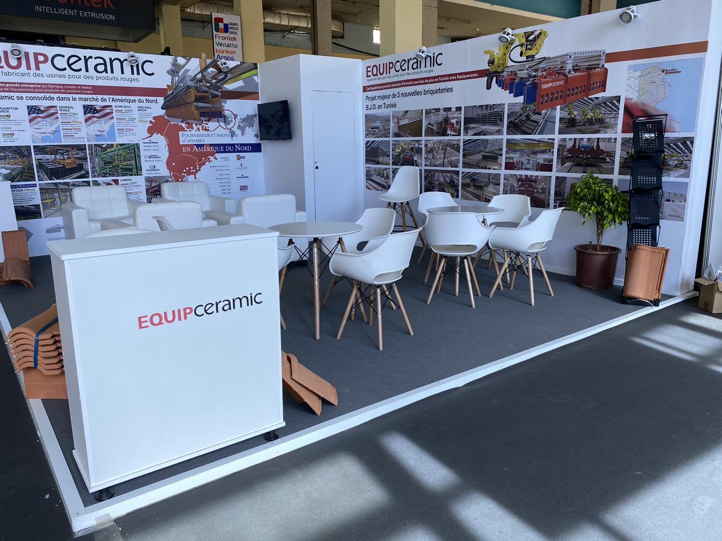 Stand entreprise EquipCeramic à Batimatec