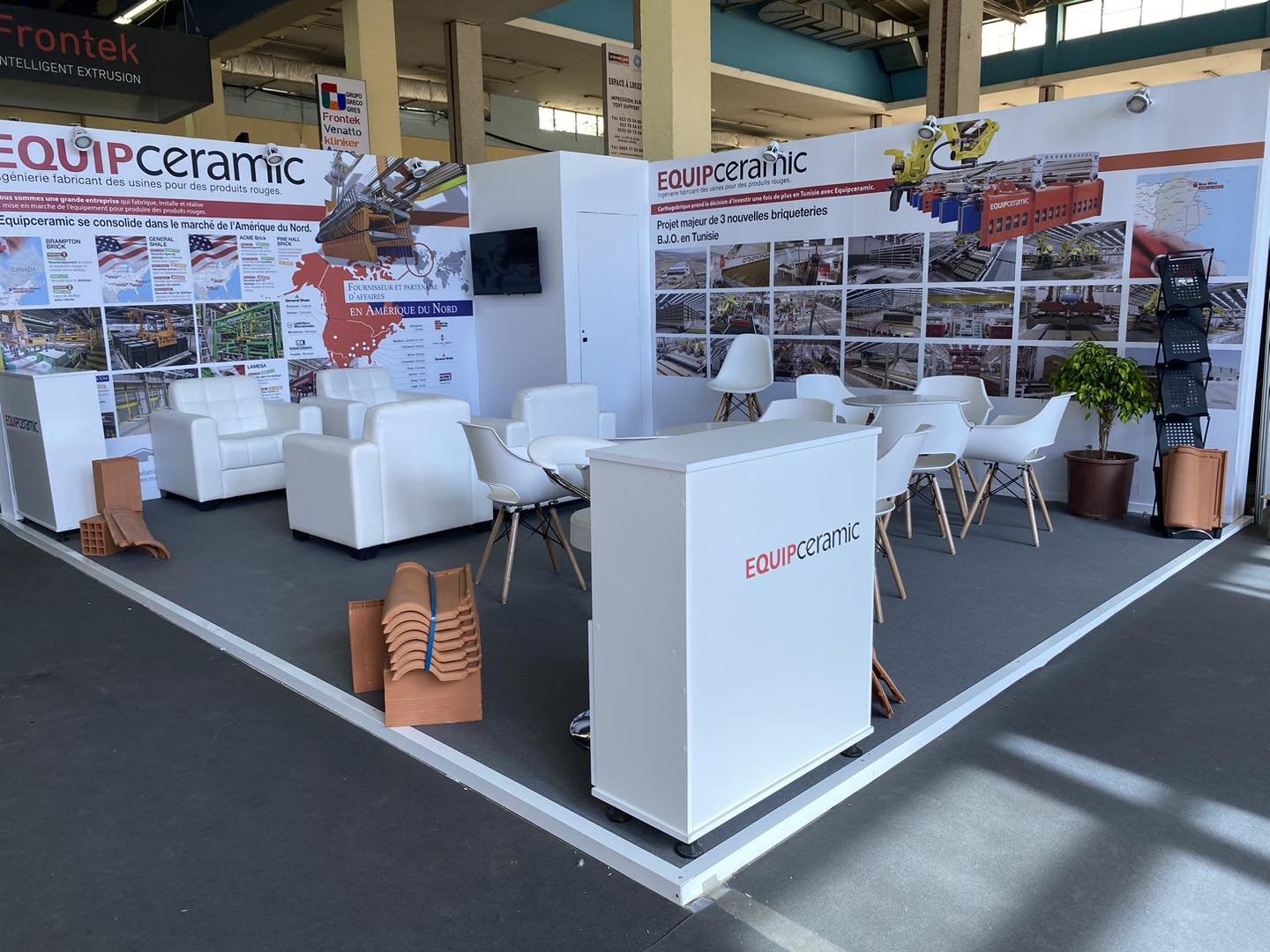 Stand entreprise EquipCeramic à Batimatec